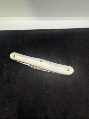 Vintage Germany Mother of Pearl Folding Pen Knife Pocket Knife
